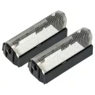 VHBW Razor Foil Braun 424 Replacement - 2 pcs, Black/Silver