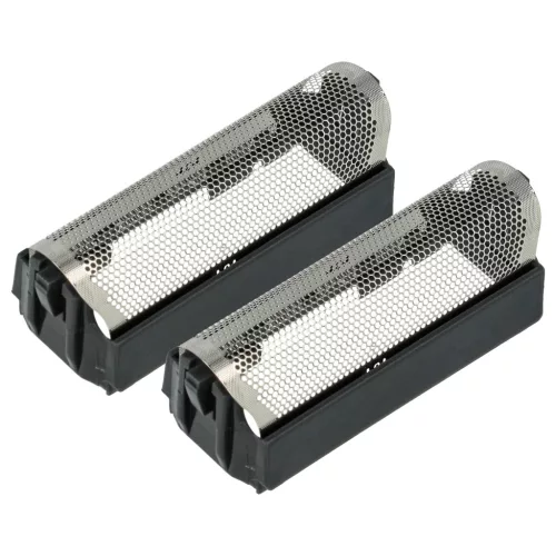 VHBW Razor Foil Braun 424 Replacement - 2 pcs, Black/Silver