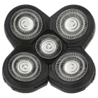 VHBW Shaving Head Philips RQ12, RQ50, RQ12+, RQ40 replacement - black