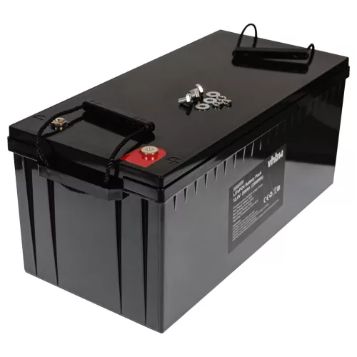VHBW Onboard Battery for Caravans, Boats, Motorhomes, Solar Systems - 200 Ah 12.8 V LiFePO4