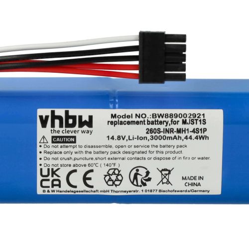 VHBW Akku Xiaomi 260S-INR-MH1-4S1P, D099-4S2P, 260MX2 - 3000 mAh 14,8 V Li-Ion