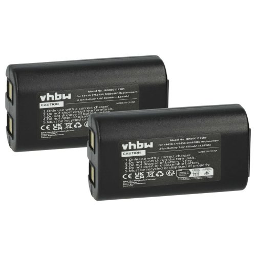 VHBW Printer Battery Dymo LabelManager 260p, PnP, 280 - 650 mAh 7.4 V Li-Ion