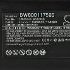 VHBW Printer Battery 3M PL-200-BAT - 1600 mAh 7.4 V Li-Ion