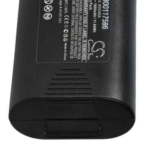 VHBW Printer Battery 3M PL-200-BAT - 1600 mAh 7.4 V Li-Ion