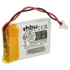 VHBW Drahtloser Kopfhörer Akku GMB452233 - 365 mAh 3,7 V Li-Polymer