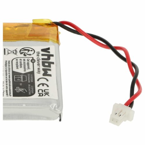 VHBW Drahtloser Kopfhörer Akku GMB452233 - 365 mAh 3,7 V Li-Polymer