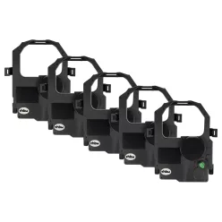VHBW Printer Ribbon MIP480-KA - 5x Black