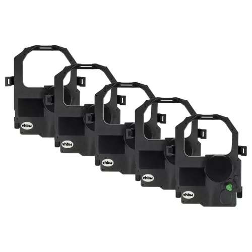VHBW Printer Ribbon MIP480-KA - 5x Black