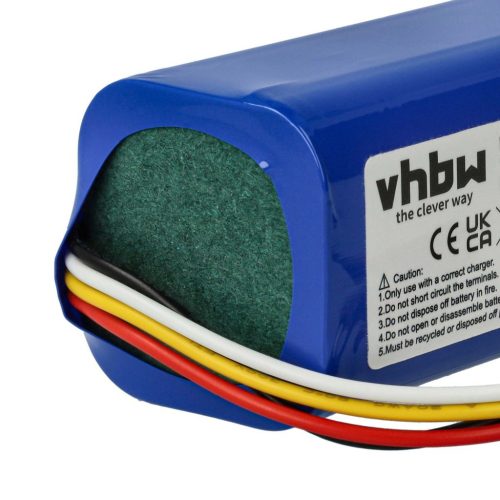 VHBW Akku für Eureka/Midea BP14435A - 3400 mAh, 14,4 V, Li-Ion