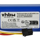 VHBW Akku für Eureka/Midea BP14435A - 3400 mAh, 14,4 V, Li-Ion
