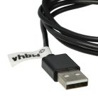 VHBW USB Datenkabel für Samsung ECC1DPU Ersatz - 9,7 cm