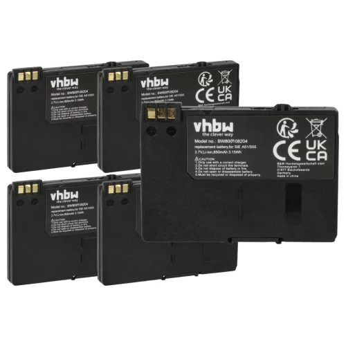 VHBW Mobiltelefon Akku EBA-510, L36880-N5601-A100, L36145-K1310-X401, BASIC56 - 850 mAh 3,7 V Li-Ion