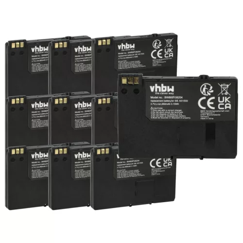 VHBW Mobiltelefon Akku EBA-510, L36145-K1310-X401, BASIC56 - 850 mAh 3,7 V Li-Ion