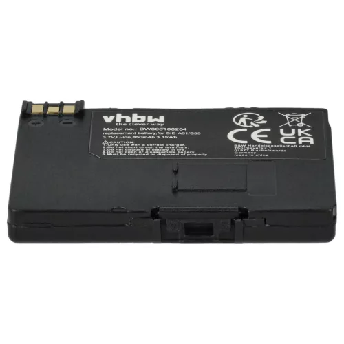 VHBW Mobiltelefon Akku EBA-510, L36145-K1310-X401, BASIC56 - 850 mAh 3,7 V Li-Ion