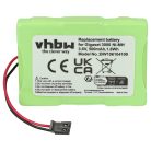 VHBW Battery Siemens T325, NS3109, GPF6M3BMX, 3QNF3550 - 500 mAh 3.6 V NiMH