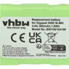 VHBW Battery Siemens T325, NS3109, GPF6M3BMX, 3QNF3550 - 500 mAh 3.6 V NiMH