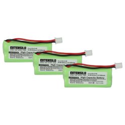   VHBW Cordless Phone Battery 55AAAHR2BMX, 220436C1, 41AAAH2BMX, 220382C1 - 850 mAh 2.4 V NiMH
