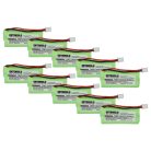 VHBW Cordless Phone Battery 55AAAHR2BMX, 220436C1, 41AAAH2BMX, 220382C1 - 850 mAh 2.4 V NiMH