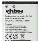Mobile Phone 3x Battery replaces Alcatel 3BN67332AA, 10000058, RTR001F01 - 1200 mAh 3.7 V Li-Ion