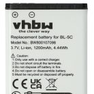 Mobile Phone 5x Battery replaces Alcatel 3BN67332AA, 10000058, RTR001F01 - 1200 mAh 3.7 V Li-Ion