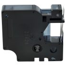 VHBW Label Tape Dymo S0720530, 45013, D1 - 12 mm Black-White
