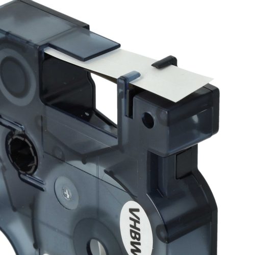 VHBW Label Tape Dymo S0720530, 45013, D1 - 12 mm Black-White