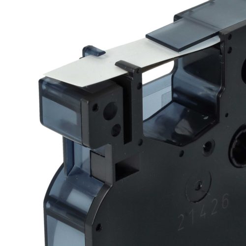 VHBW Label Tape Dymo S0720530, 45013, D1 - 12 mm Black-White