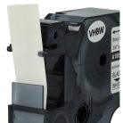 VHBW Label Tape Dymo 18057 Replacement - Black-White, Heat Shrink Tape, 19 mm