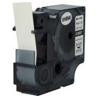 VHBW Label Tape Dymo 18057 - Black-white, Heat-shrinkable tape, 19 mm