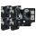 VHBW Label Tape Dymo 18051 replacement - Black-white, Heat-shrinkable tape, 6 mm