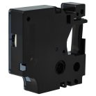 VHBW Label Tape Dymo 18051 replacement - Black-white, Heat-shrinkable tape, 6 mm