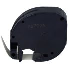 VHBW Label Tape S0721660, 91221 - 12 mm Black-White