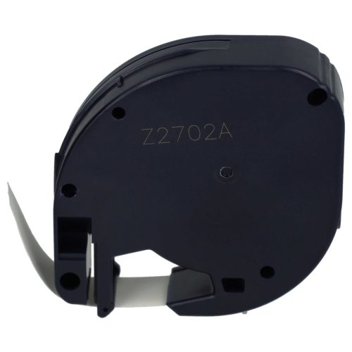 VHBW Label Tape S0721660, 91221 - 12 mm Black-White