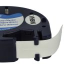 VHBW Label Tape S0721660, 91221 - 12 mm Black-White