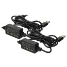 2x USB Power Supply replaces AC-L10AC-L100AC-L10AAC-L15AAC-L15BAC-L10BAC-L15 for Camera, 8.4 V 1.7 A