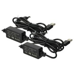   2x USB Power Supply replaces AC-L10AC-L100AC-L10AAC-L15AAC-L15BAC-L10BAC-L15 for Camera, 8.4 V 1.7 A