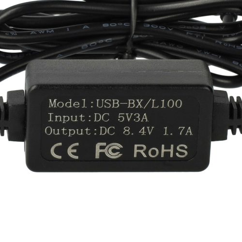 2x USB Power Supply replaces AC-L10AC-L100AC-L10AAC-L15AAC-L15BAC-L10BAC-L15 for Camera, 8.4 V 1.7 A