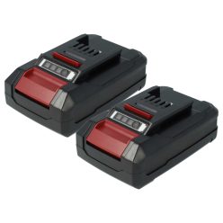   2x Battery replaces Einhell 45.114.36, 4511437, 4511396, 4511395 Electric Power Tool - 1500 mAh, 18 V, Li-Ion