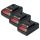 3x Battery replaces Einhell 45.114.36, 4511437, 4511396, 4511395 Electric Power Tool - 1500 mAh, 18 V, Li-Ion