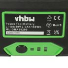 VHBW Battery Greenworks 2901307, 2901302, 2902407, 2901207 - 2000 mAh 80 V Li-Ion