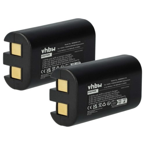 VHBW Printer Battery W003688, S0895880 - 800 mAh 7.4 V Li-Ion