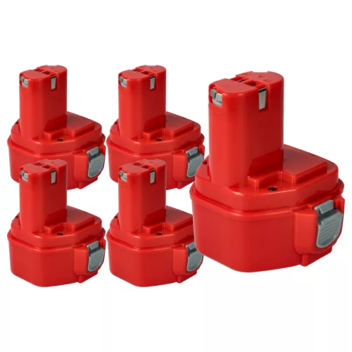 5x Battery replaces Klauke RA4, RA5, RA3 Electric Power Tool - 3000 mAh, 12 V, NiMH