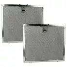 VHBW Metal Grease Filter for Miele 8257970, 4002514170138, 301010910281, 08270380 - 27.3 x 30.6 x 0.9 cm