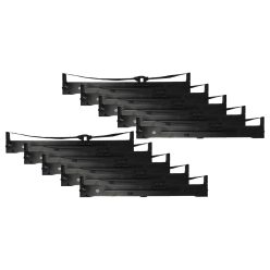 VHBW Printer Ribbon Epson S015336, C13S015336 - Black