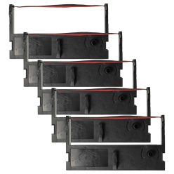 VHBW Printer Ribbon Epson ERC-43B, ERC-43, ERC-39 - 5x