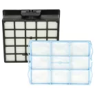 VHBW Vacuum Cleaner Filter Set 00187622, 00616268 - H12 Class