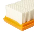 VHBW 1x Heylo VC 30 H, VC 30 M Vacuum Flat Pleated Filter / Motor Cooling Air Filter
