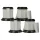 VHBW Vacuum Cleaner Filter Sichler Cyclone BLS-200 - 4 pcs HEPA filter