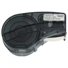 VHBW Label Tape Brady M21-375-7425 - 9.5 mm Black/White
