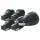 VHBW Label Tape Replacement for Brady M21-375-423 - 9.53 mm Black-White